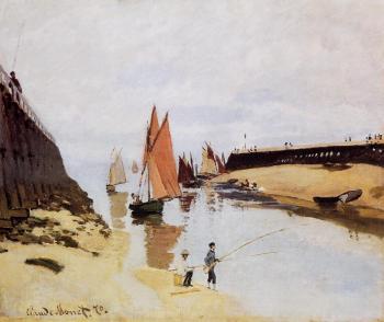 尅勞德 莫奈 Entrance to the Port of Trouville 尅勞德 莫奈 Entrance to the Port of Trouville